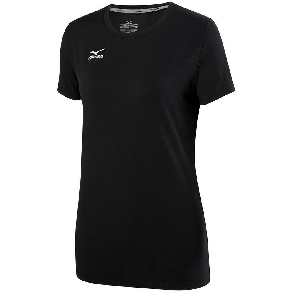 Camiseta Mizuno Voleibol Attack 2.0 - Mulher - Pretas - WLXMF7294